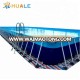 High quality detachable metal frame swimming pool, rectangular metal frame pool