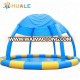 Custom durable 0.9mm PVC inflatable swimming pool with tent