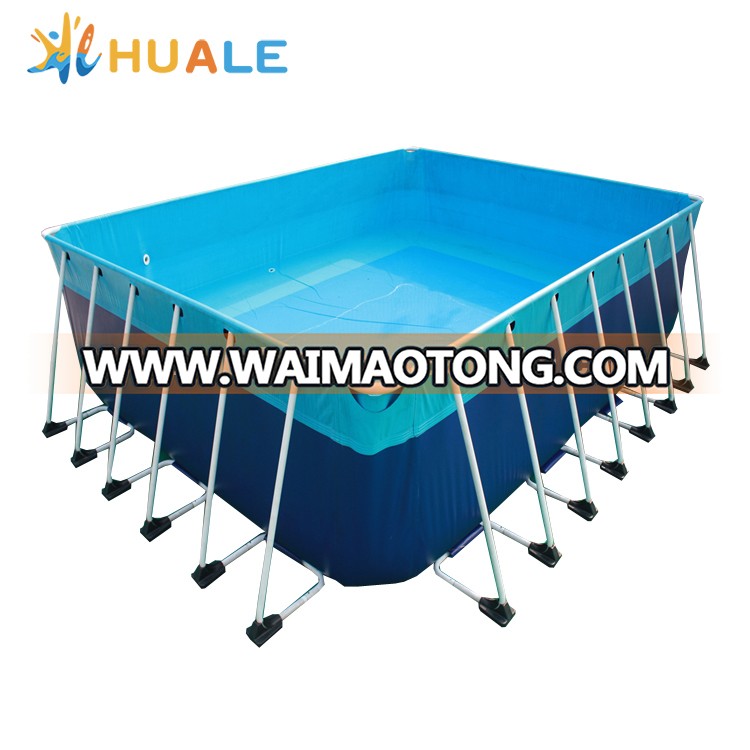 Customized metal frame swimming pool, detachable swimming pool